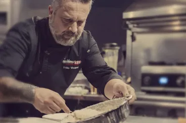 chef Fabio Viviani prepares food
